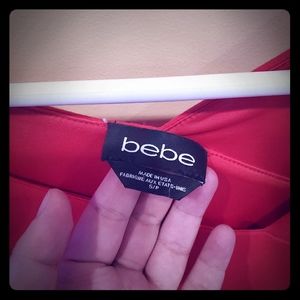 Bebe red dress